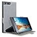 Produktbild Xperia XZ Premium Tasche, Terrapin Leder Tasche Case Hülle im Bookstyle mit Standfunktion Kartenfächer für Sony Xperia XZ Premium Hülle Grau