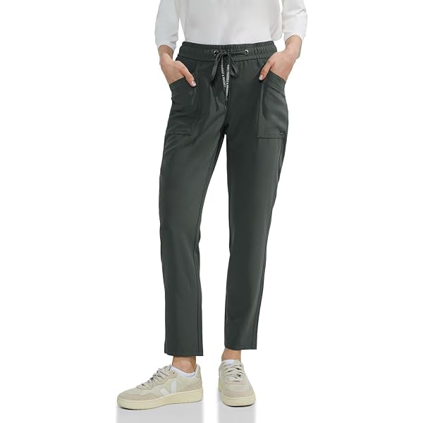 Pantaloni Casual Donna Cecil Modello Tracey – Vita Media, Gamba Sottile, Elastico In Vita Con Coulisse, Tasche Laterali - 2