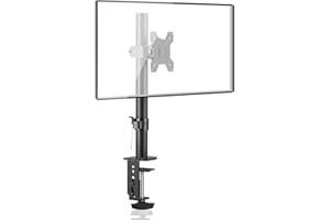 BRACWISER Monitor Halterung, Einzelnen Vollverstellbare Monitorarmständerhalterung, Monitor Halterung Einarm, Monitor Halterung Höhenverstellbar, Schreibtisch Monitorständer für 13-32 Zoll Bildschirm MD7401