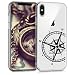 Produktbild kwmobile Apple iPhone X Hülle - Handyhülle für Apple iPhone X - Handy Case in Schwarz Transparent