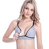 TQP-CK Maternity Damen Nahtlos Schwangerschafts-BH Soft-Still-BHs