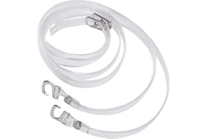 ULTNICE 1 par de correas transparentes para zapatos de mujer con hebilla plateada