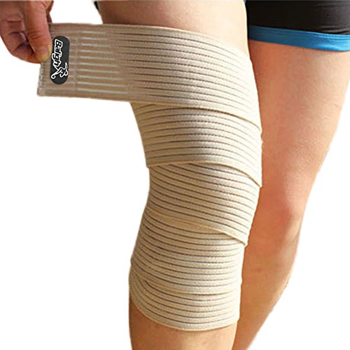 Moresave Rodilla Codo muñeca Tobillo Mano Apoyo Wrap Correas Deportes Vendaje de compresión 1 Pieza, Primavera/Verano otoño/Invierno, Unisex, Color Rosa Carne, tamaño Talla única