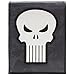 Price comparison product image Marvel Punisher White Skull Symbol Grey ID & Card Bi-Fold Wallet