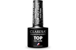 Claresa Top No Wipe Glitter Silver 5ml