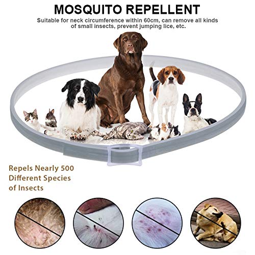 Preisvergleich Produktbild Flöhe Hundehalsband als Symbol gegen Mückenabwehr gegen Halsbänder ätherisches Öl verstellbar für Hunde Katzen