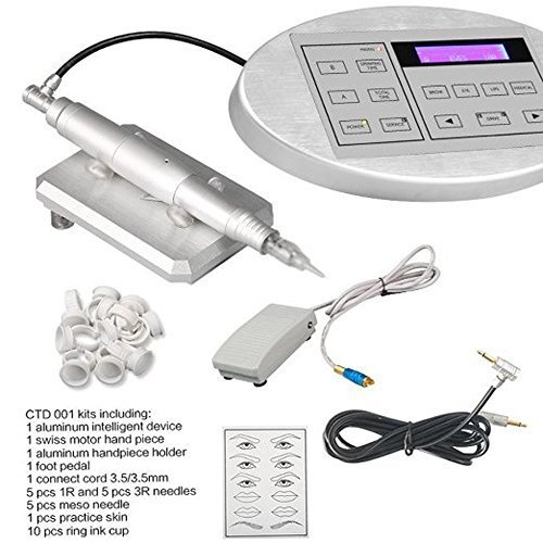 Biomaser Complete Tattoo Kits Professional Digital Tattoo Machines & Permanent Makeup Eyebrow Lip Body Pen Tattoo Machine Kits