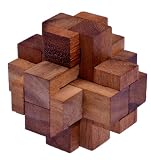 Teufelsknoten G173 - 3D Puzzle - Denkspiel - Knobelspiel - Geduldspiel aus Holz