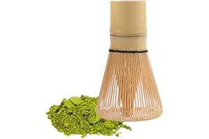 Angelkiss Matcha Whisk for Green Tea Natural Bamboo Tea Whisk Chasen Preparation Matcha Powder Brush for Tea Ceremony Tea Drinking