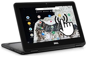 DELL Chromebook 11 3100 Laptop 2 en 1, portátil con Pantalla táctil de 11.6 Pulgadas, Intel Celeron N4020, 4 GB de RAM, 32 GB SSD, Teclado japonés, Chrome OS (Reacondicionado)
