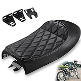 Triclicks Schwarz Motorrad Hump Vintage Retro Cafe Racer...
