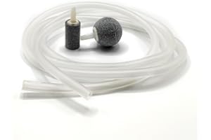 Tubo Silicone Ozono, Ricambio Per Generatore Ozono +2 Pietre Diffusore Per Acqua, Compatibile con la Maggioranza degli Ozonizzatori. Lunghezza 150 cm, Diametro interno 4 mm, Ampia Compatibilità, 7DOO