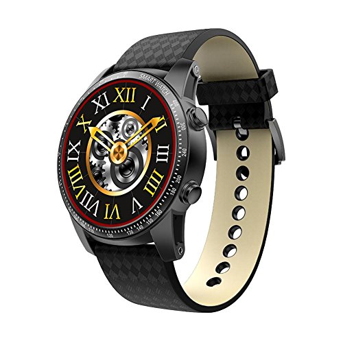 Niulyled KINGWEAR KW99 Smart Watch - 1.39 Inch Android 5.1 MTK6580 Chip Quad-Core 8GB 1.3Ghz 3G Smart Watch Mobile Phone For IOS Android