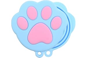 ROMI FLORIA 2 packs Pet Food Can Lids,Cute Food Safe BPA-Free & Dishwasher Safe, Can Covers Most Standard Size Dog and Cat Can Tops