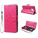 Produktbild JBTec® Flip Case Handy-Hülle BOOK #S26 SCHMETTERLINGE & BLUMEN zu Motorola Moto G5 - Handy-Tasche Schutz-Hülle Cover Handyhülle Bookstyle Booklet, Farbe:Pink, Modell:Motorola Moto G5