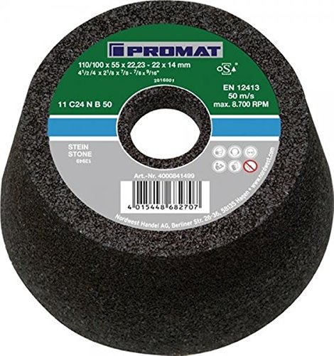 Preisvergleich Produktbild Promat Schleiftopf D. 110 / 100x55mm K. 36 für Stein
