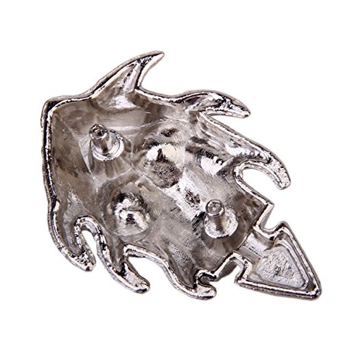 5x Skull Head Totenkopf Schädel Spike Screwback Studs Nieten DIY Ziernieten Niet - 2