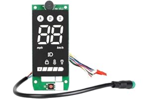 HEBEOT Placa de circuito de scooter eléctrico, tablero de instrumentos de scooter E Pantalla transparente Reemplazo impermeable para Xiaomi para scooters eléctricos 4Lite Accesorios de piezas (A)