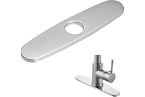 WP WALI'S PARADISE Faucet Decorative Deck Cover Plate Panel Tap Mixer Brushed 304 Stainless Steel Kitchen Fishplate Bottom Plate Sink Faucet Hole