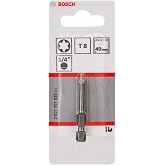 Bosch Professional Bit Ekstra Sert İ&ccedil; Torx Vidalar i&ccedil;in (T8, Uzunluk: 49 mm, 1 Adet), 2607001628
