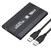 Produktbild Neoteck HDD Caddy 2.5 inch Aluminium SATA Caddy Case USB 3.0 Zubehörteil Super Speed HDD SSD Caddy Case Box Unterstützung Hot Plug für Windows XP Vista 7 8 10 Mac System usw.