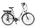 Produktbild Fitifito CT26 Amsterdam Elektrofahrrad Citybike E-Bike Pedelec, 36V 250W Heckmotor, 7 Gang Shimano Schaltung, Matt Grau Schwarz