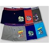 Tutku Erkek &Ccedil;ocuk Baskılı 6'lı Paket Pamuklu Boxer, Gri, 11-12 Yaş