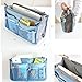 SAVFY® Ladies Tidy Travel Insert Handbag Cosmetic Organiser Purse Large Liner Bag Pouch (Black)