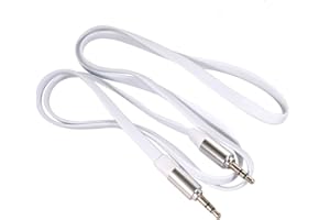 Maclean MCTV-694 Profesjonalny Kabel Wtyk Jack 3,5 mm - Wtyk Jack 3,5 mm (Mini Jack) Uniwersalny Kabel Jack na Jack do Podłączenia Kina Domowego czy Telefonu, Solidny Kabel Jack Biały