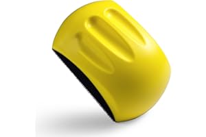 S SATC SATC Hand Sanding Block 5 Inch Hook and Loop Sanding Block 1 Pack Mouse Sanding Block for Woodworking Furniture Restoration Automotive Body Arts Crafts