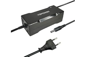 YZPOWER Chargeur de vélo électrique 42 V 2 A pour batterie de 36 V E-bike avec connecteur DC5,5 mm2,1 mm