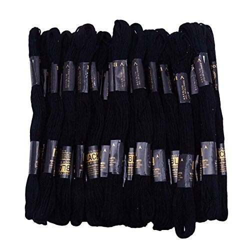 25 Stück Verp Cotton Sewing Skeins Stich Stickgarn Knitting Floss