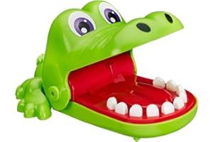HASBRO GAMING Hasbro Spiele - Kroko Doc, Geschicklichkeitsspiel, Kinderspiel ab 4 Jahren (italienische Version)