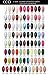 CCO UV NAIL GEL Soak Off Professional Polish coat 36W light Kit Lamp set included 10 Wraps, Top Coat, Base Coat, Cleanser, 10 x Remover Wipes, 4 Colours & Embroidered CCO Apron