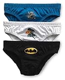 Boys Batman Briefs Pants Underpants Underwear - 3 Pack - Official Licenced 100% Cotton (BK)