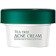 Anti Acne Treatment, Tea Tree Face Cream For Spot Treatment, Spot Cream For Acne Spot Treatment, Acne Cream For Face, Reduce Redness & Dryness, Oil Control, Smooth Skin