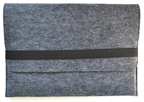Filztasche Felt Sleeve Laptoptasche - passend für, Asus eePC, Samsung N10 und andere 10", 10,2" und 11" Geräte in schwarz von OKCS®