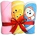 BRANDONN GIFT PACK COMBO OF WRAPPER BABY BATH, TOWEL AND BABY BLANKET FOR BABIES(PACK OF 3) RS.379.00