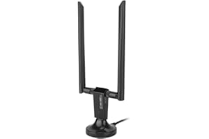 ASHATA RTL8812AU AC USB 5.8G bezprzewodowa karta sieciowa z dwupasmowym adapterem WiFi Odbiornik WiFi