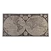 Price comparison product image OYGROUP Vintage World Map(Length 48xHeight 24 Inches)Linen Painting Wall Decor Bar Hotel Coffee Shop Office Home Living room Dining room Bedroom Decoration