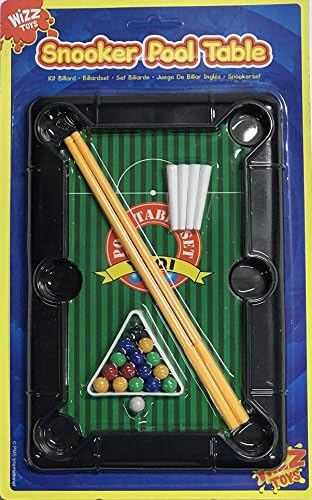 Rostrad ® KIDS TOY MINI TABLE TOP SNOOKER POOL PLAY SET DESKTOP STOCKING FILLER