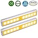 Produktbild 10LED Schranklicht, 3 Licht Modus, mittels USB Kabel geladen werden, mit einem Magnetstreifen installieren, automatischer Nachtlichter mit Bewegungsmelder (2 PACK)
