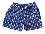 (L) Boxers Boxer Boxershort Shorts Underwear Elephant Men Woman Girl Boy blue