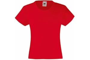 ATELIER DEL RICAMO T-Shirt Bambina Valueweight Fruit of The Loom