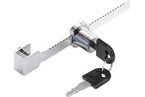 ZiYuya Reptile Vivarium Look Terrarium Showcase Lock Display Cabinet Lock Sliding Glass Door Lock Ratchet Lock with Key Alike