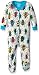 Hatley Baby-Boys Infant Footed Coverall -Jungle Beetles Footies, Multicoloured (White), 3-6 Months (Manufacturer Size:3-6)