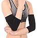 Produktbild Icytail Fitness Ellbogenschützer,Schutzpolster für den Ellenbogen, Ellenbogen-Bandage,Fitness Ellenbogen Ärmel (One size, Schwarz)