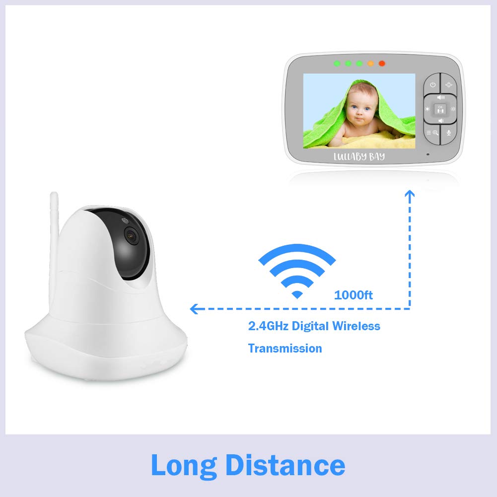 lullaby bay video baby monitor with camera