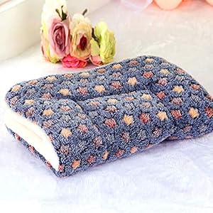 Lanchengjieneng Fleece Dog Blanket Cat Blanket Cat Super Super Warm Warm and Soft Dog Mat para Mascotas Perros y Gatos