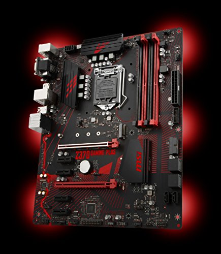 MSI Z370 Gaming Plus Motherboard, Black